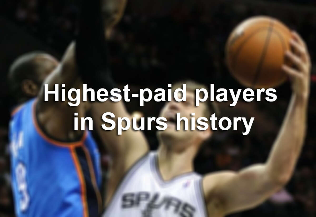 Click through the slideshow to see which Spurs earned the most. 