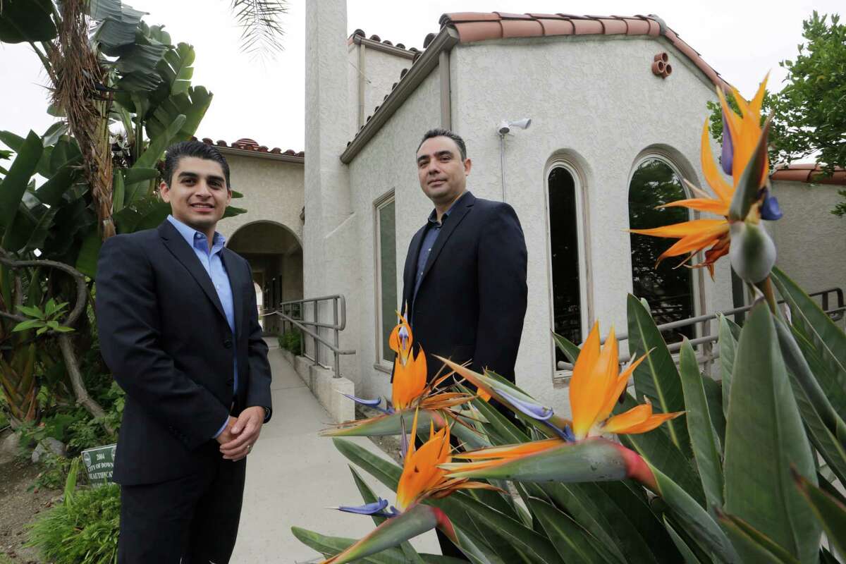 Gilbert Cerda, left, and Aaron Munoz launched their Los Angeles-area financial advisory firm, Cerda Munoz Advisors, in 2013. Hispanics in the United States are starting to accumulate sizable nest eggs, Cerda says. ﻿