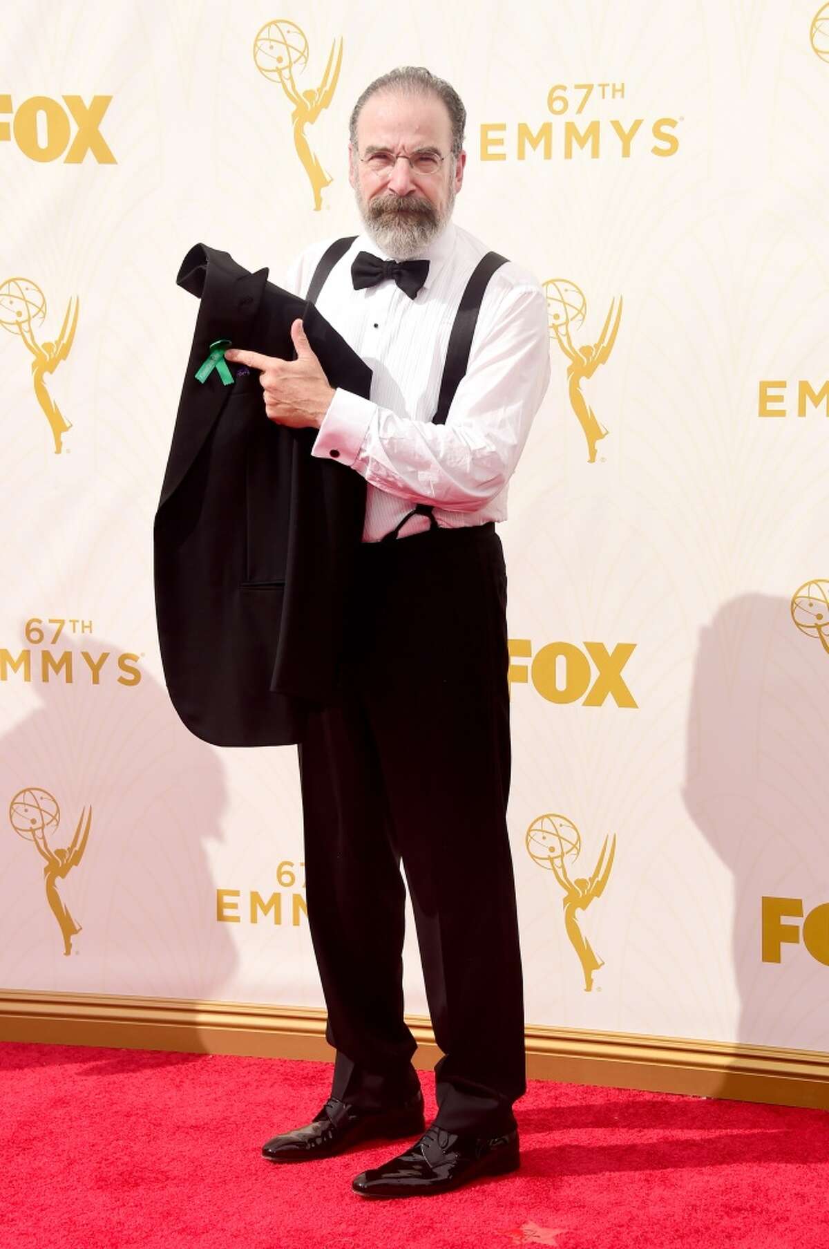 Actor Mandy Patinkin attends the 67th Annual Primetime Emmy Awards at Microsoft Theater on September 20, 2015 in Los Angeles, California. (Photo by Frazer Harrison/Getty Images)