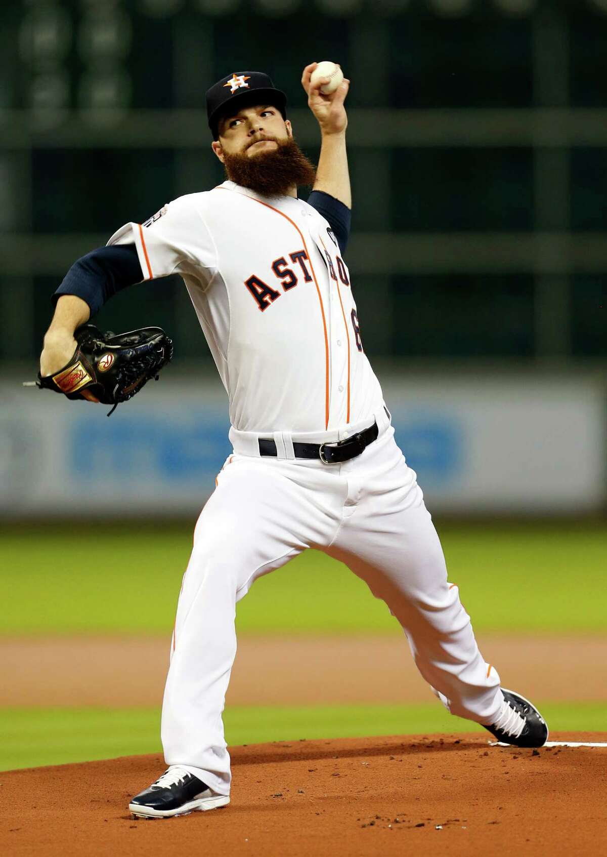 Coming off a game in Arlington in which he allowed nine runs, Dallas Keuchel showed more typical form Monday as he held the Angels to one run in 72/3 innings.