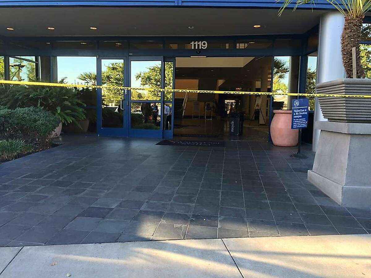 A driver drove through the front of a gym in Livermore Tuesday, injuring several people.