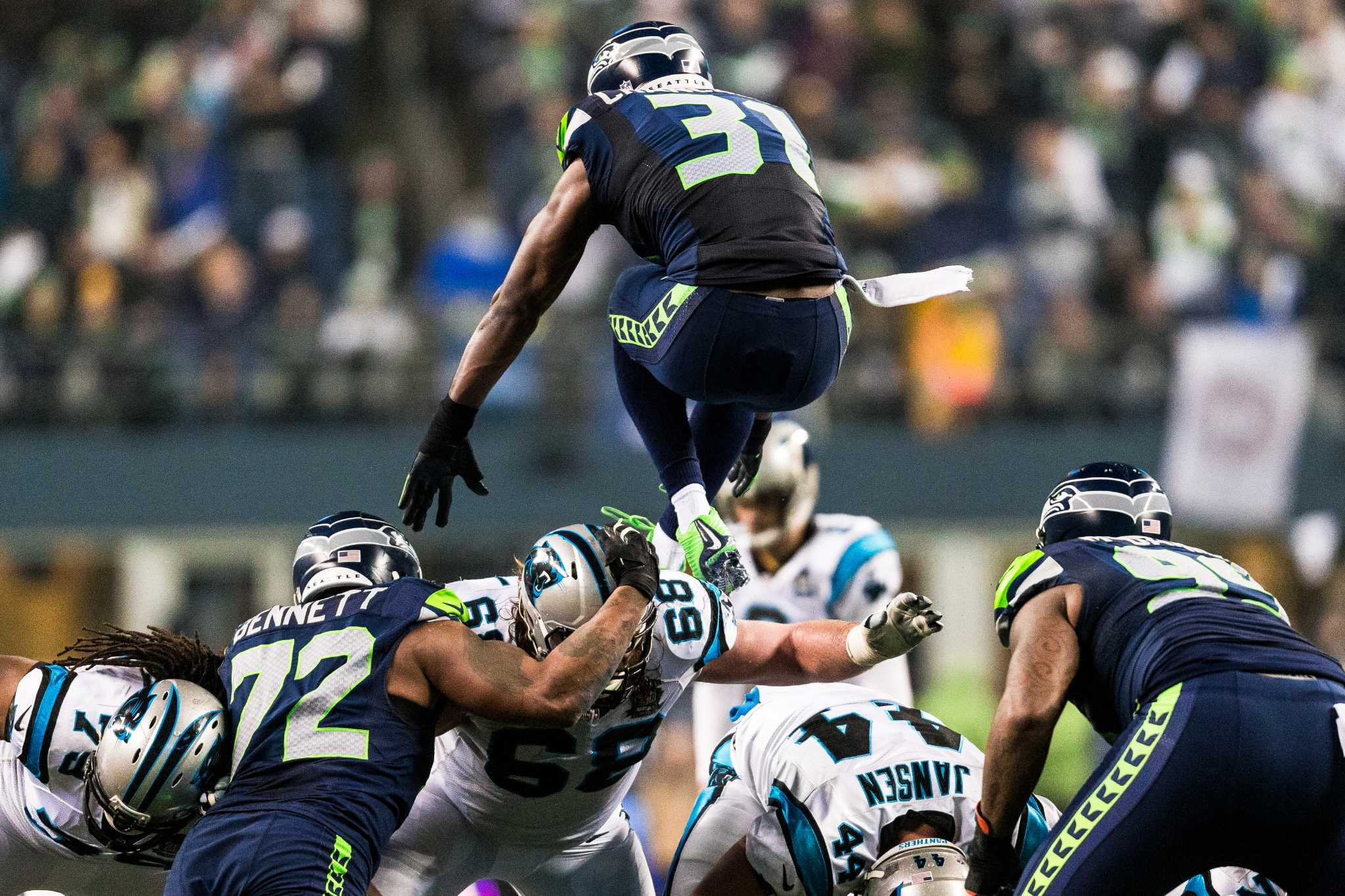 Seahawks celebrate Doug Baldwin, Kam Chancellor Super Bowl