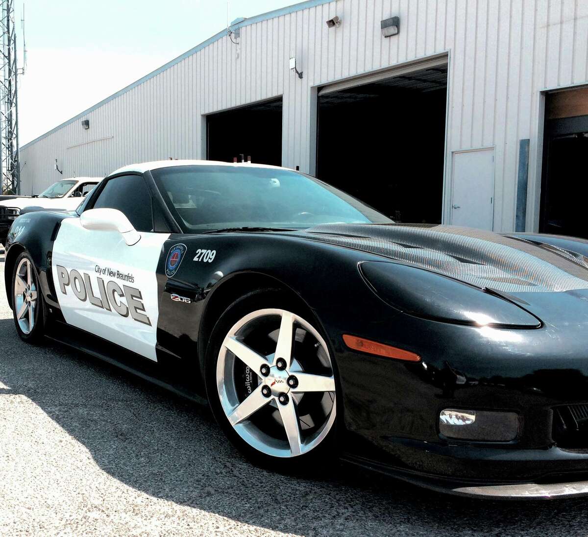 Texas police department driving seized Corvette Z06 named 'Coptimus ...