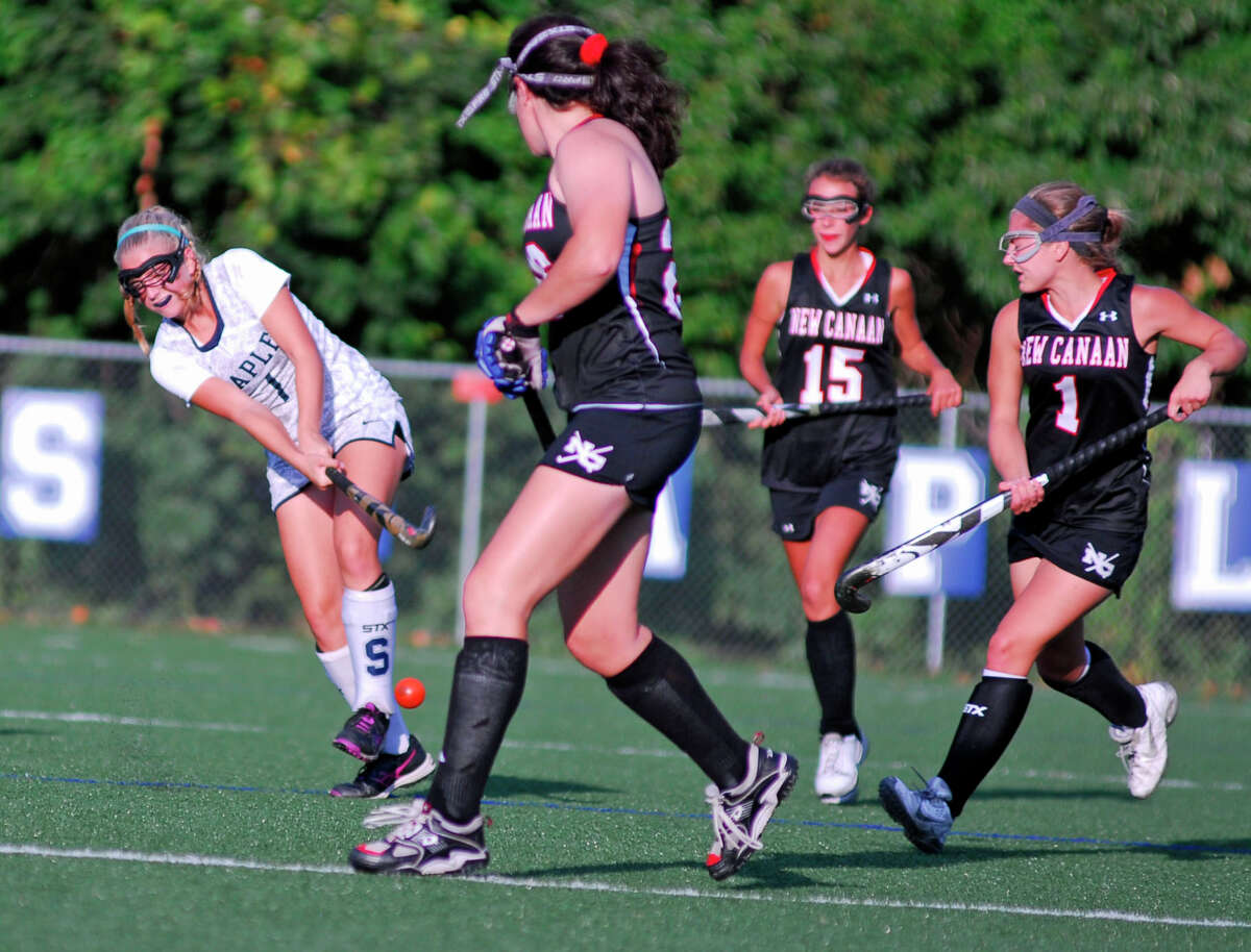 New Canaan, Staples tie in field hockey