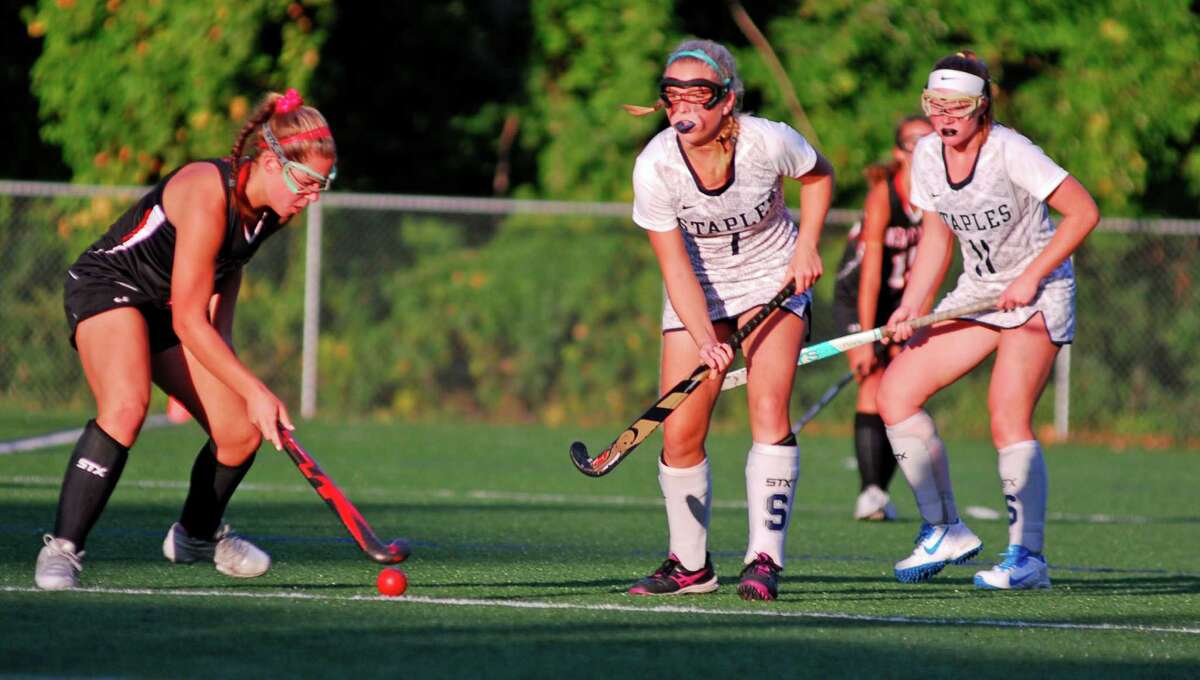 New Canaan, Staples tie in field hockey