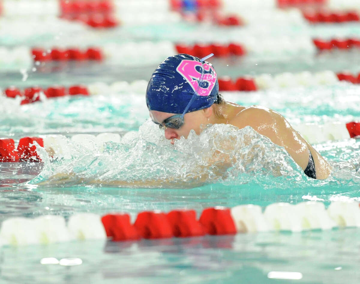 Greenwich Girls Swim Team Defeats Staples Improves To 4 0