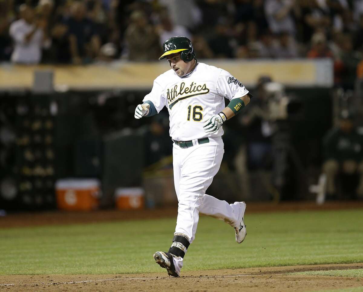 Coco Crisp of the Oakland Athletics swings and watches the flight of  News Photo - Getty Images