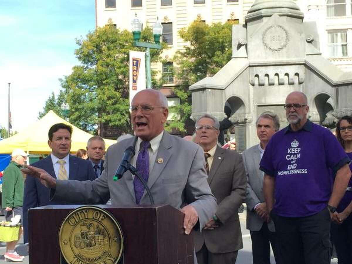 U.S. Rep. Paul Tonko at Monument Square, Troy, N.Y., Saturday, Sept. 26, 2015. (Bethany Bump/Times Union)