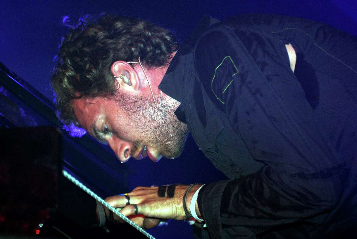 Chris Martin and Coldplay perform as part of the Austin City Limits Music Festival at Zilker Park on September 25, 2005 in Austin, Texas.