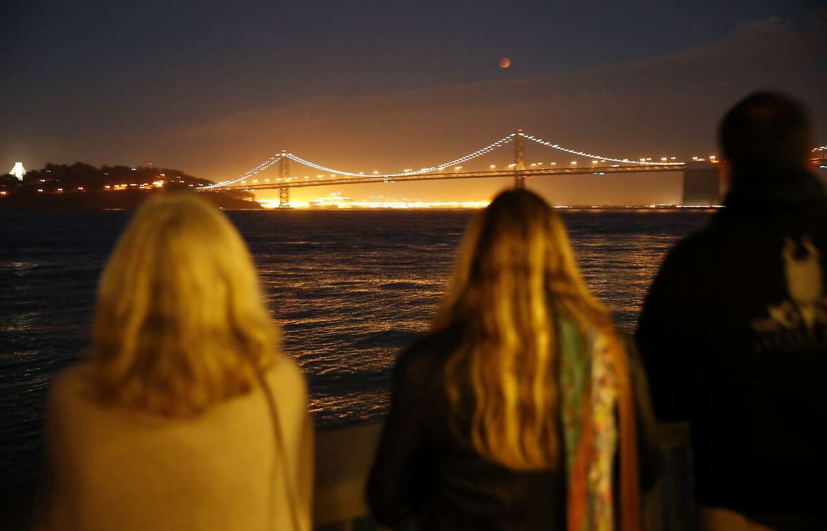 Moon eclipsed; Bay Area stunned