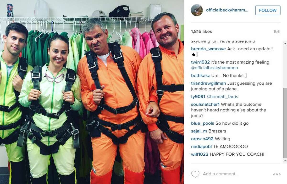 "Who you gonna call?? Not Ghostbusters, but Jesus!! Haha! #bucketlist," @officialbeckyhammon.