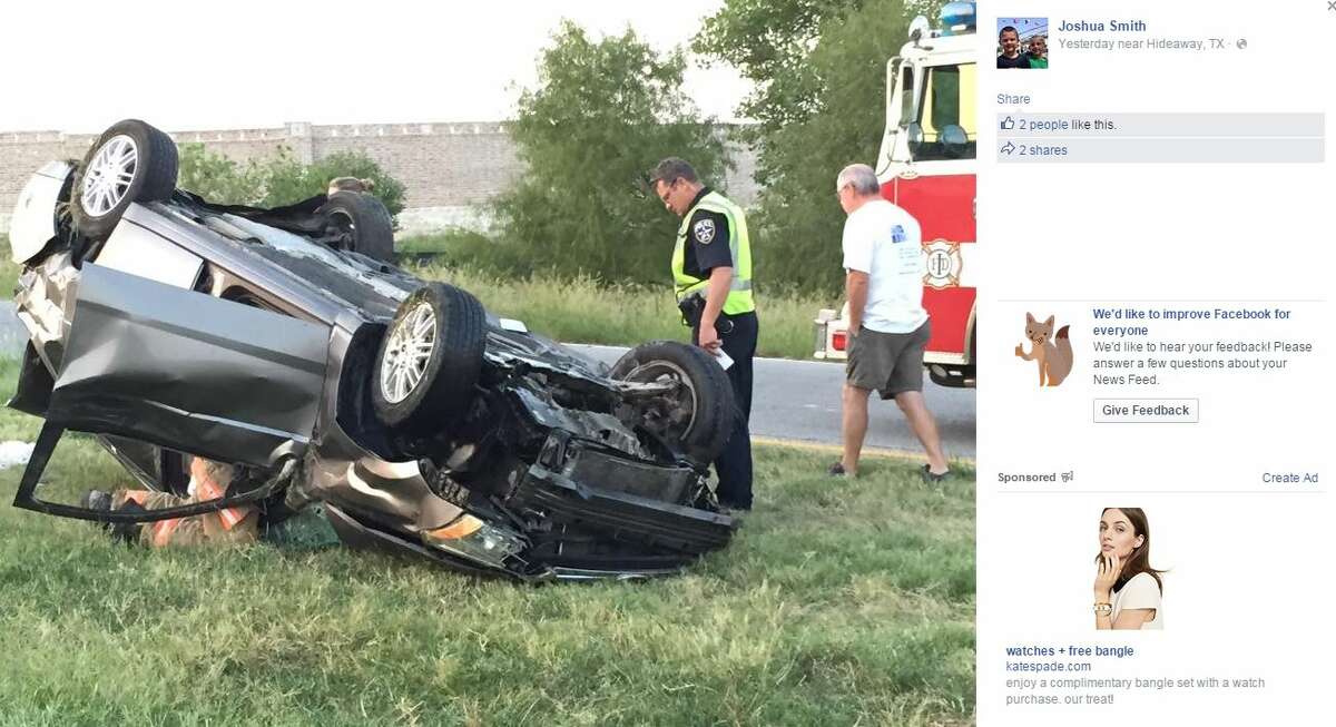According to the now viral post, a “tall, skinny black male in his 30’s” approached his sister who was trapped upside down in her vehicle and acted as if he was trying to help her.