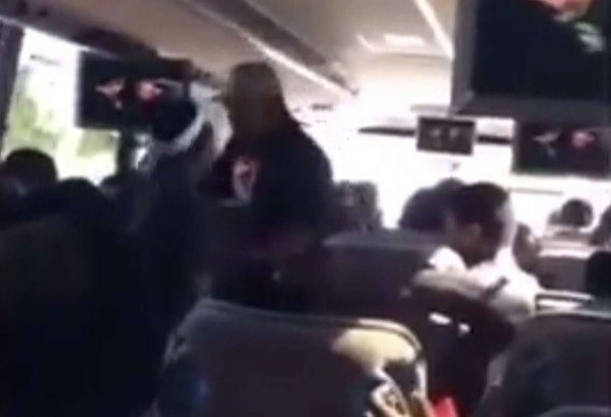 McClymonds High School junior varsity football coach De'Carlos Anderson was placed on administrative leave after video surfaced of him tackling student during a bus trip.