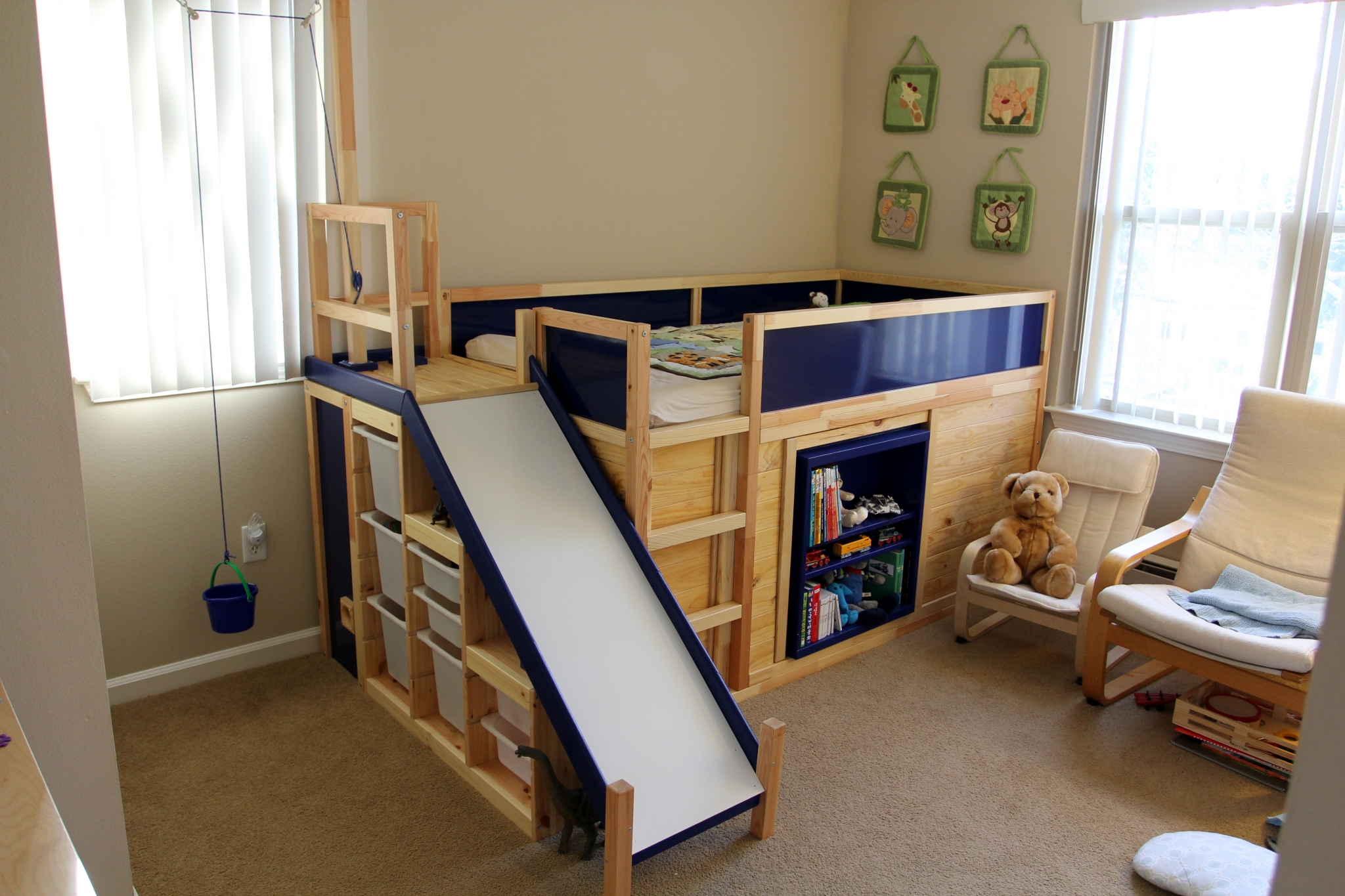 Learn How To Make An Awesome Kids Bed With Ikea Parts From