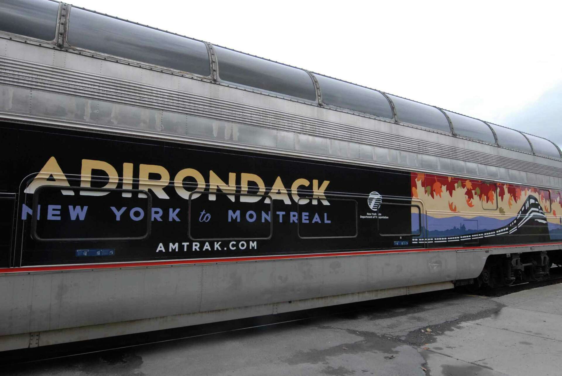 Amtrak's Great Dome Car returns to the Northeast for fall