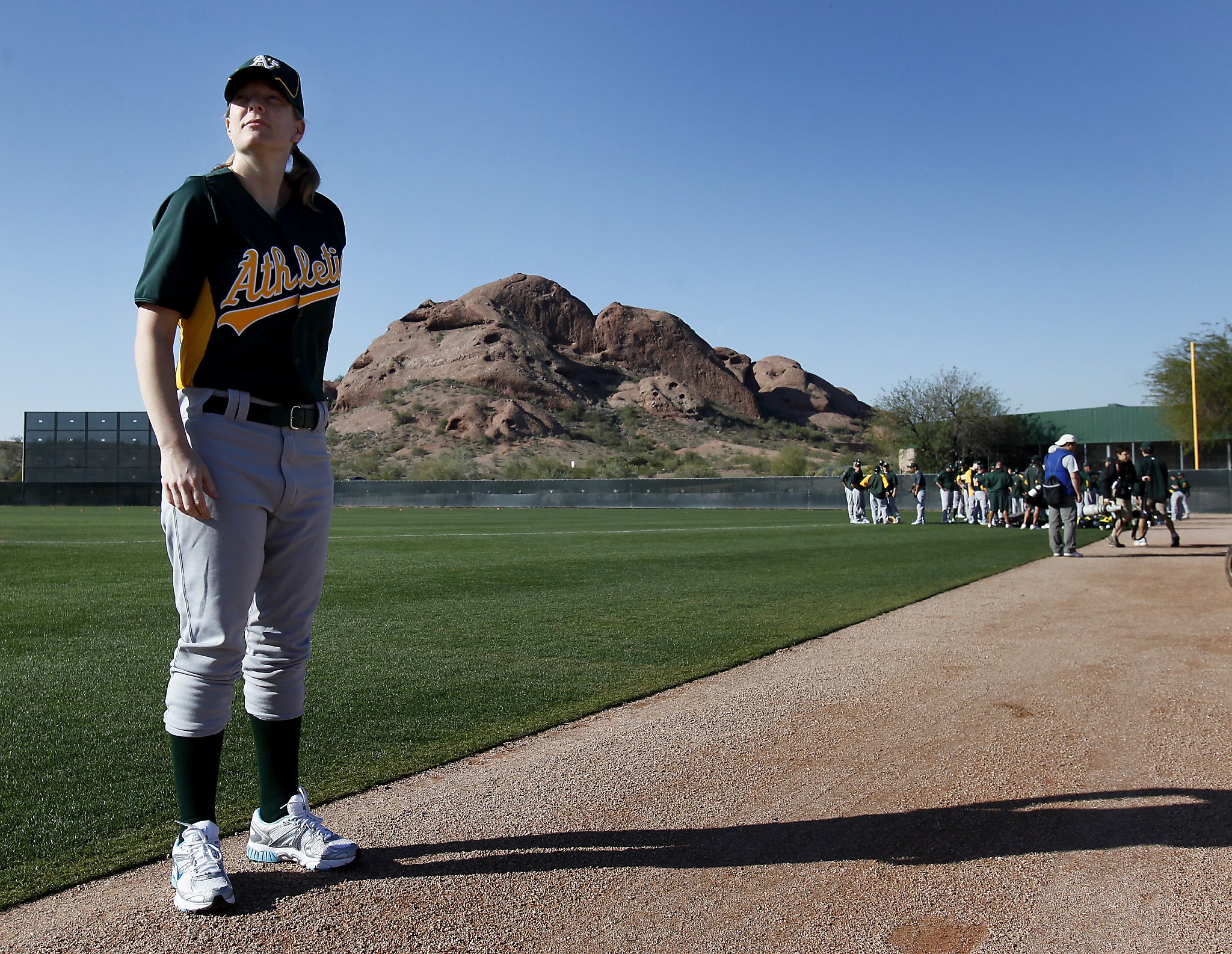 Justine Siegal's Historic Batting Practice