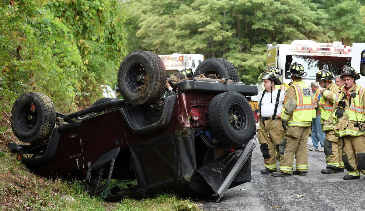 Car rolls over in East Greenbush