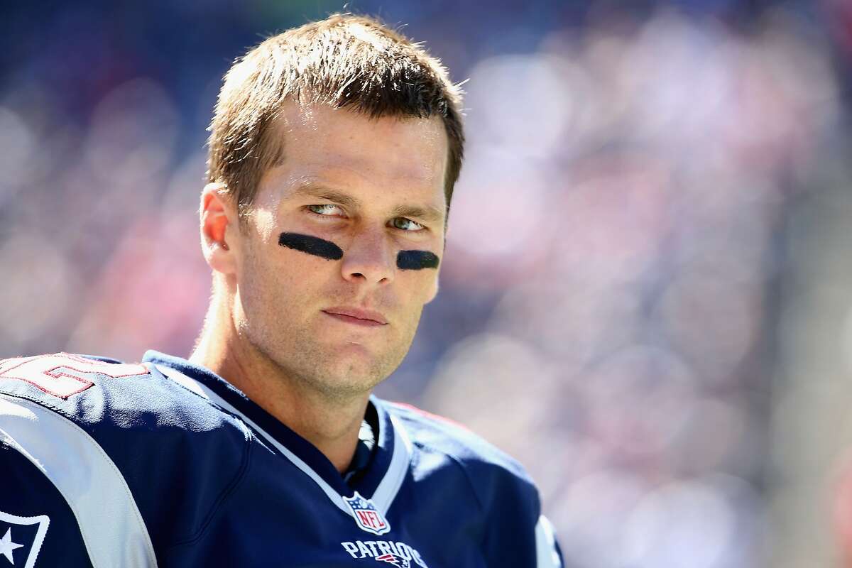 FOXBORO, MA - SEPTEMBER 27: Tom Brady #12 of the New England Patriots looks on during the first quarter against the Jacksonville Jaguars at Gillette Stadium on September 27, 2015 in Foxboro, Massachusetts. (Photo by Maddie Meyer/Getty Images)