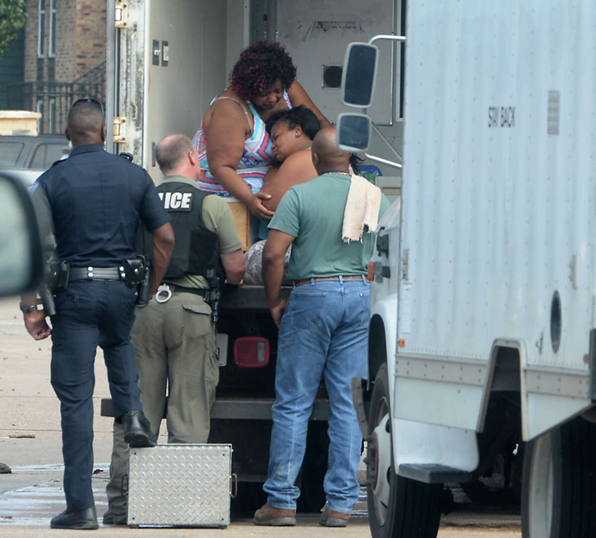 Woman safe after being held at knifepoint in domestic incident