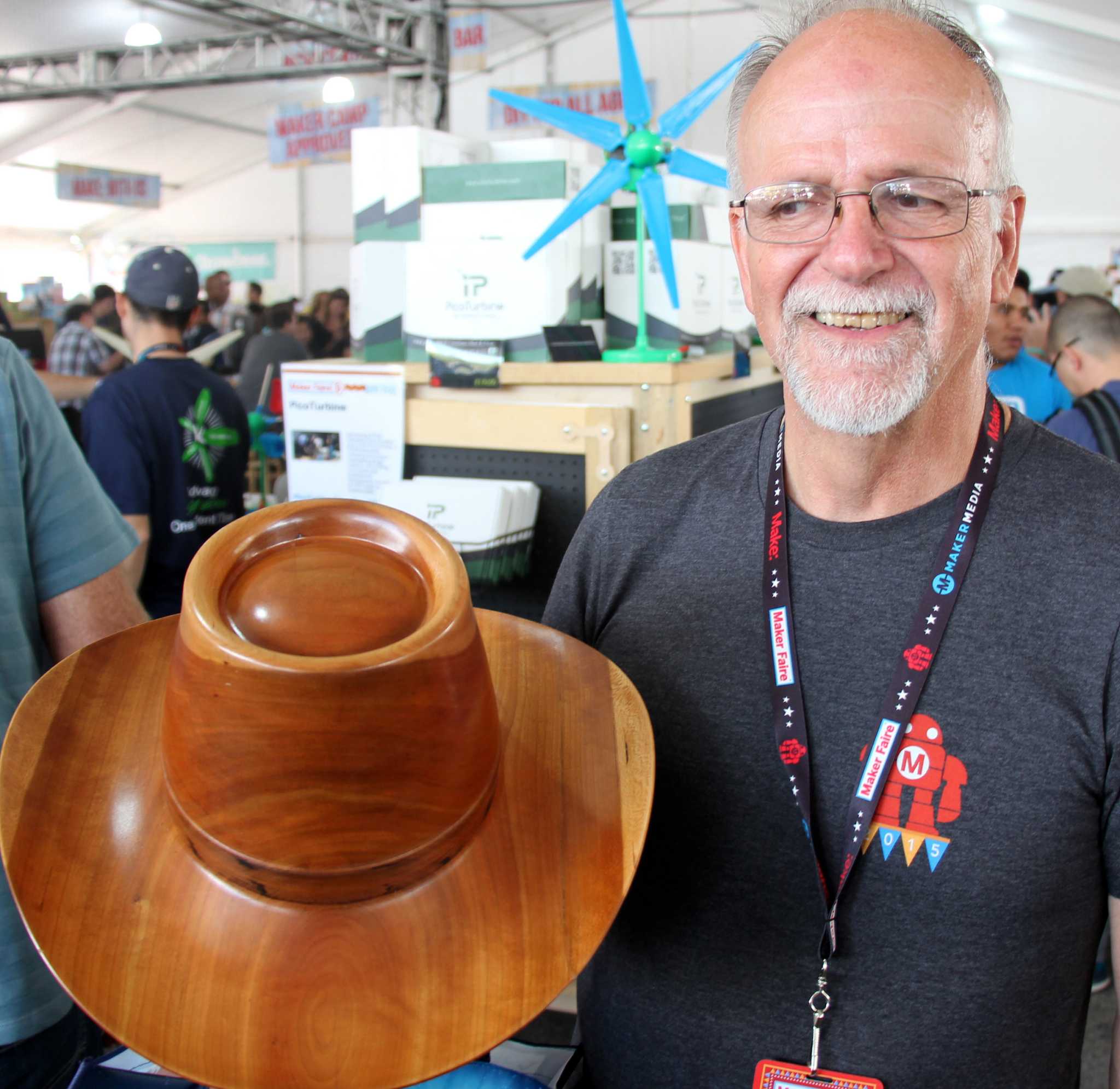 the man in the wooden hat