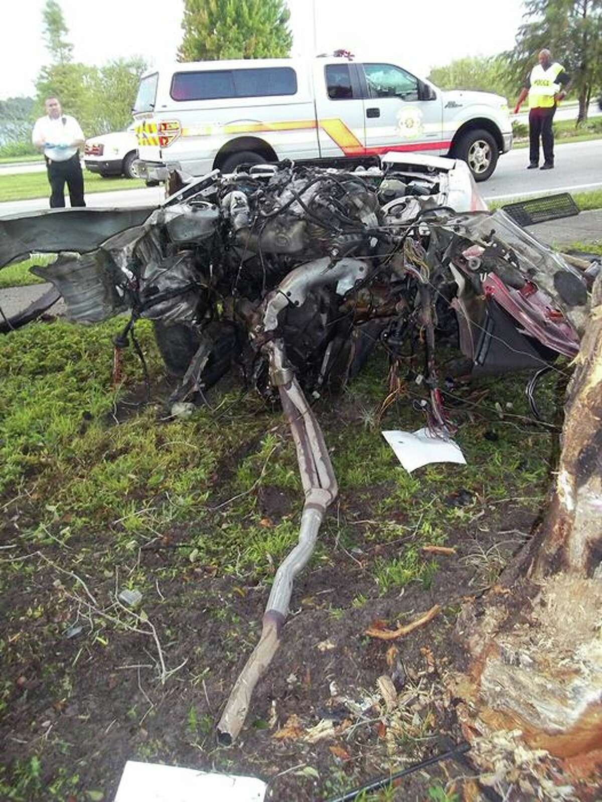 Florida Man Somehow Survives Wreck That Split Sports Car In Half