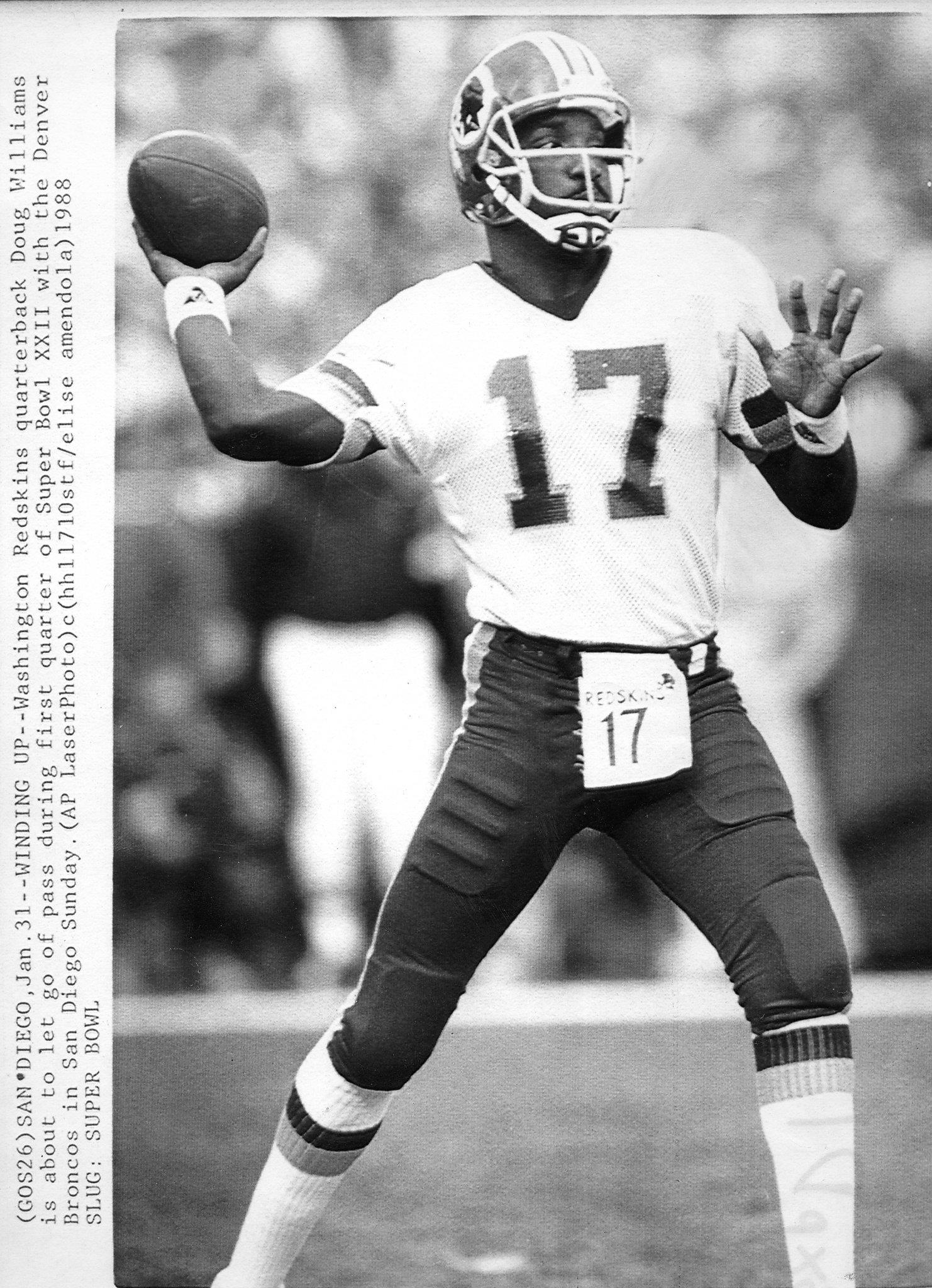 Washington Redskins QB Doug Williams made NFL history at Super