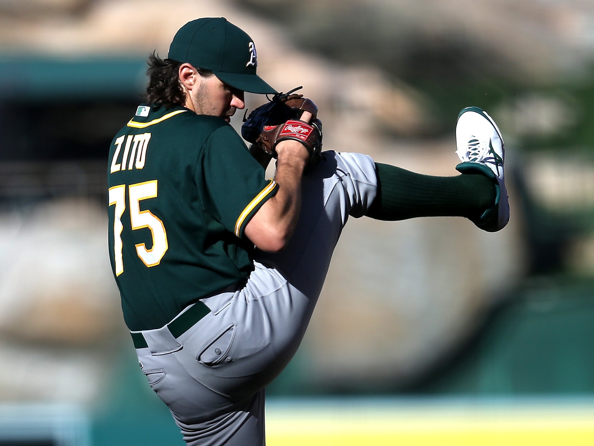 Barry Zito is content after A's 8-7 win over Angels