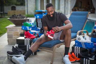 what kind of shoes does james harden wear