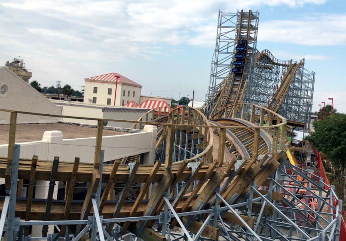 Switchback roller coaster at ZDTs Amusement Park in Seguin