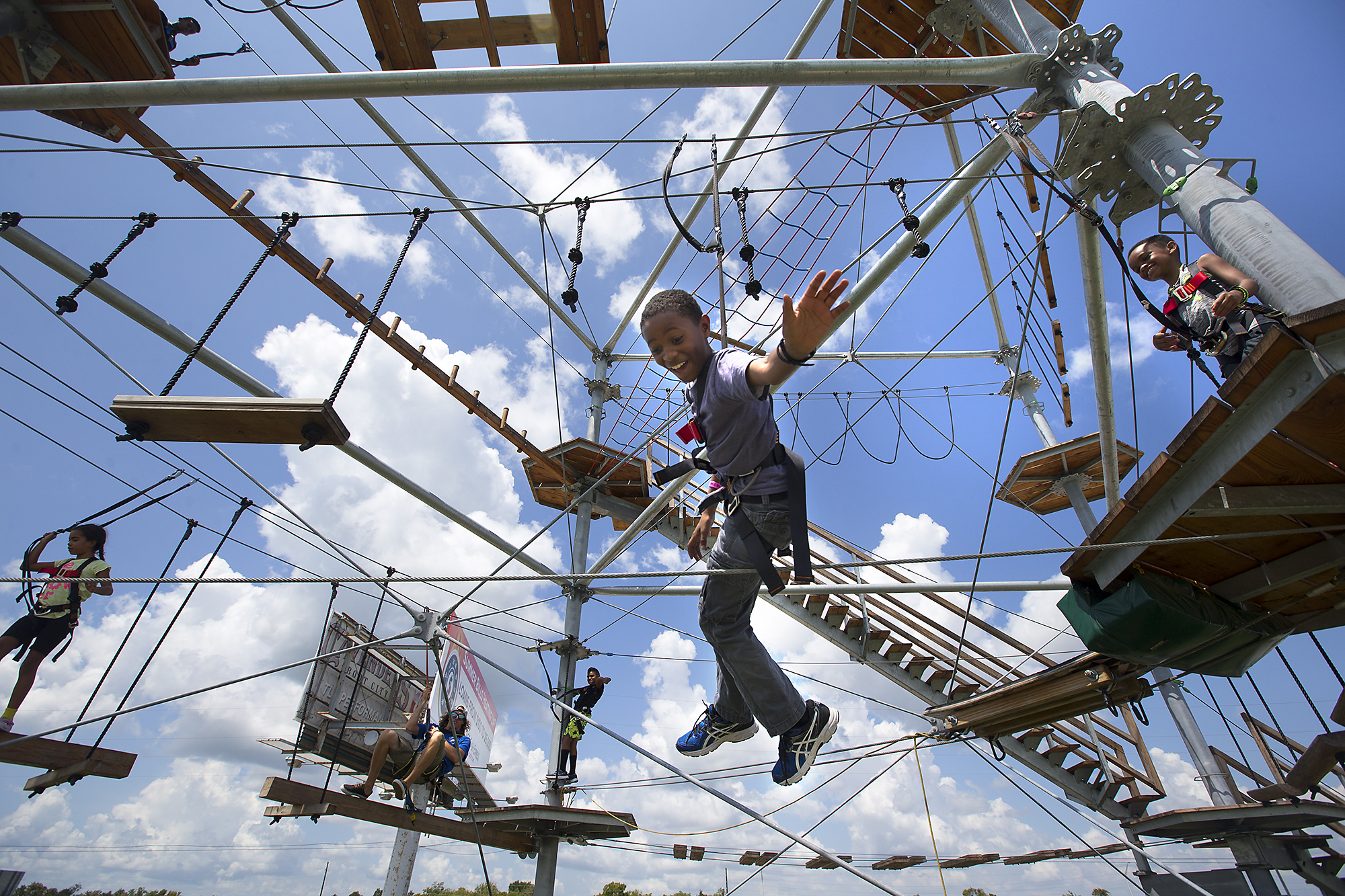 Ropes course offers adventurers a 