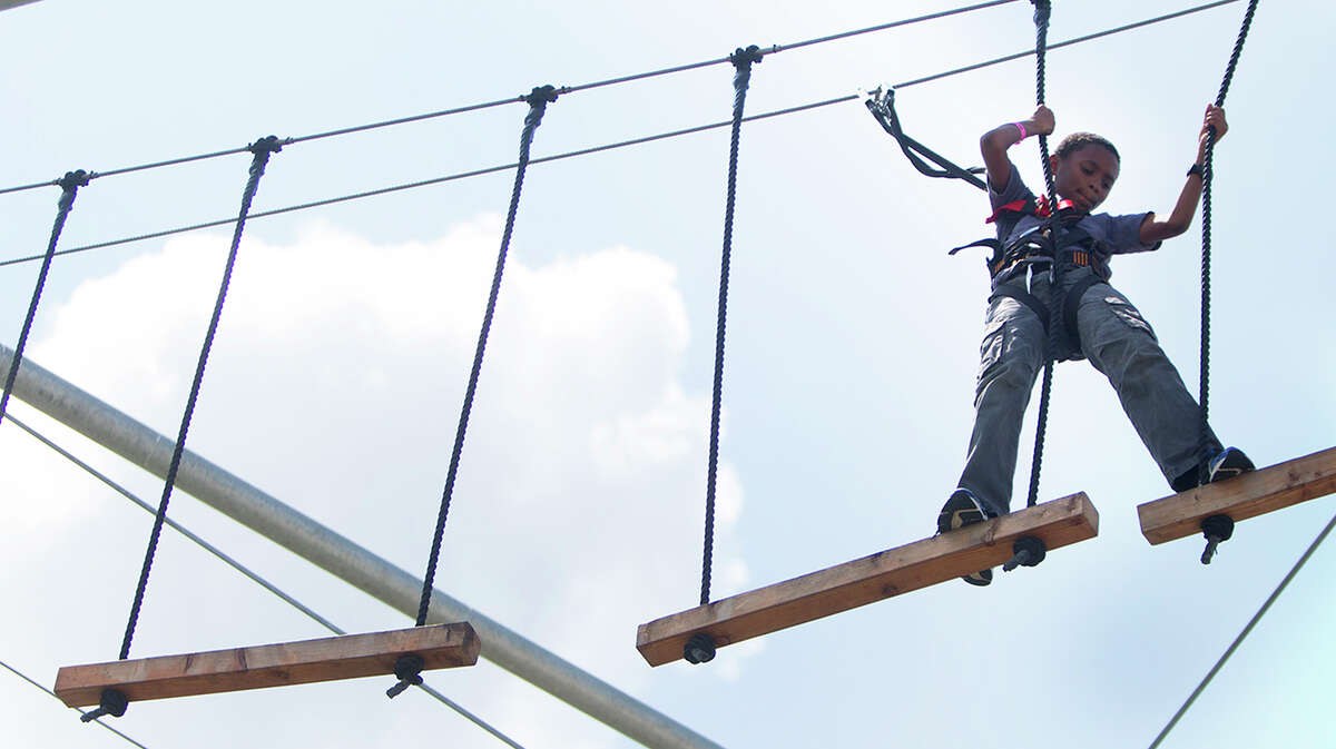 Ropes course offers adventurers a lesson in overcoming obstacles