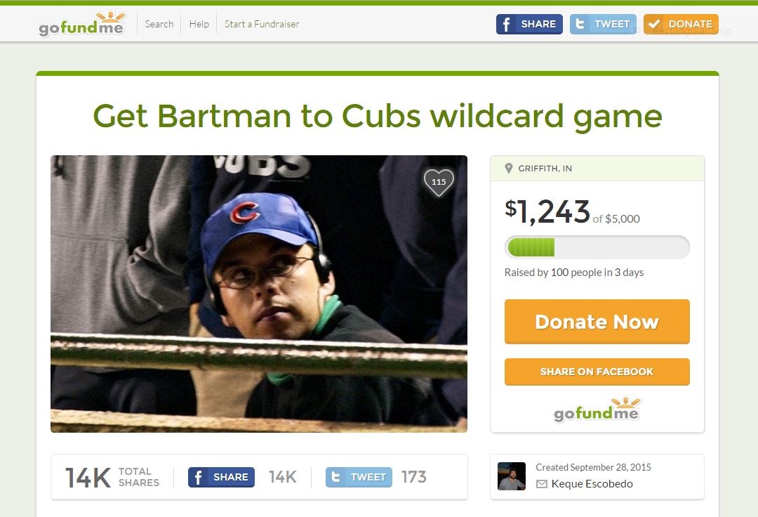 Cubs Plan to Reach Out to Steve Bartman