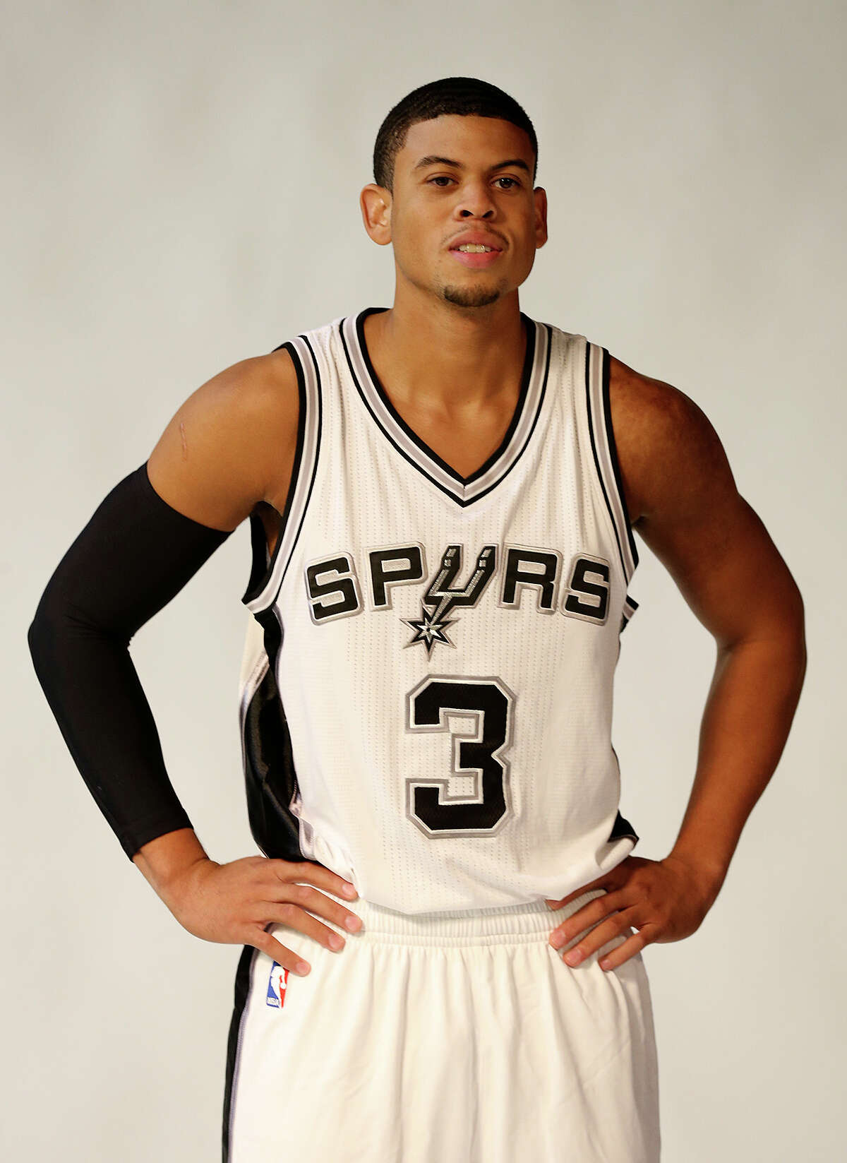 San Antonio Spurs Ray McCallum is photographed during Media Day at their training facilities, Monday, Sept. 28, 2015.