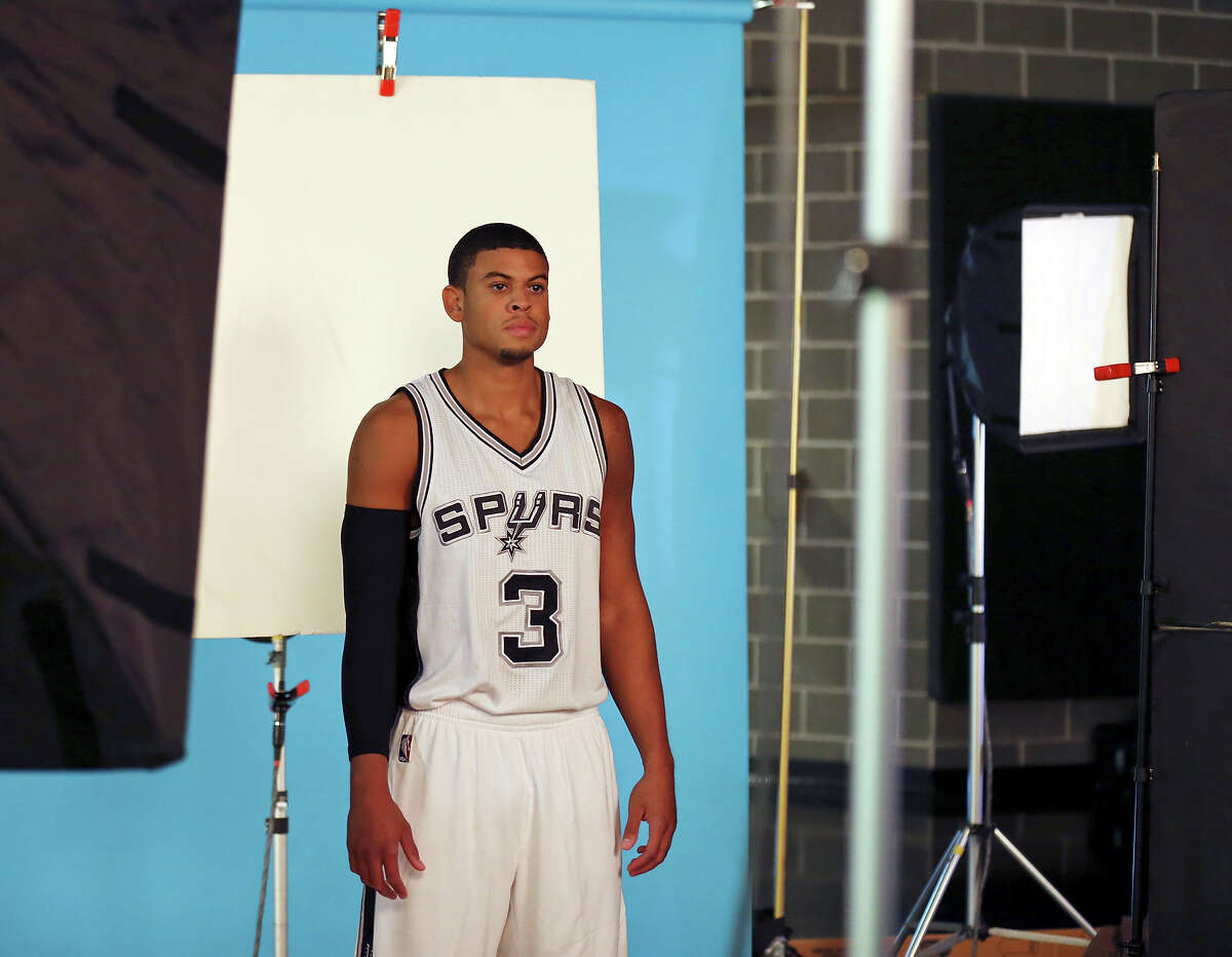 San Antonio Spurs' Ray McCallum is photographed during media day Monday Sept. 28, 2015 at the Spurs practice facility.
