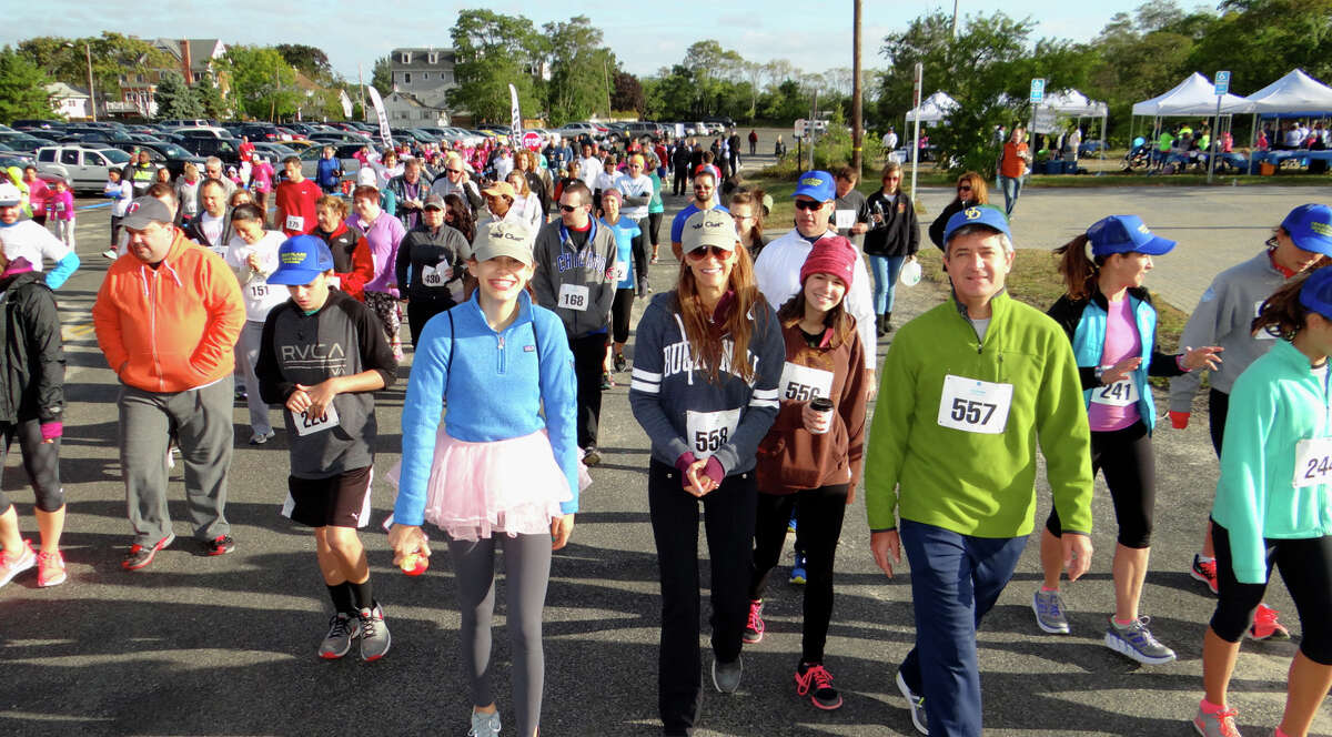 Participants in CancerCare's Walk/Run for Hope set out for the 9th annual event at Jennings Beach.