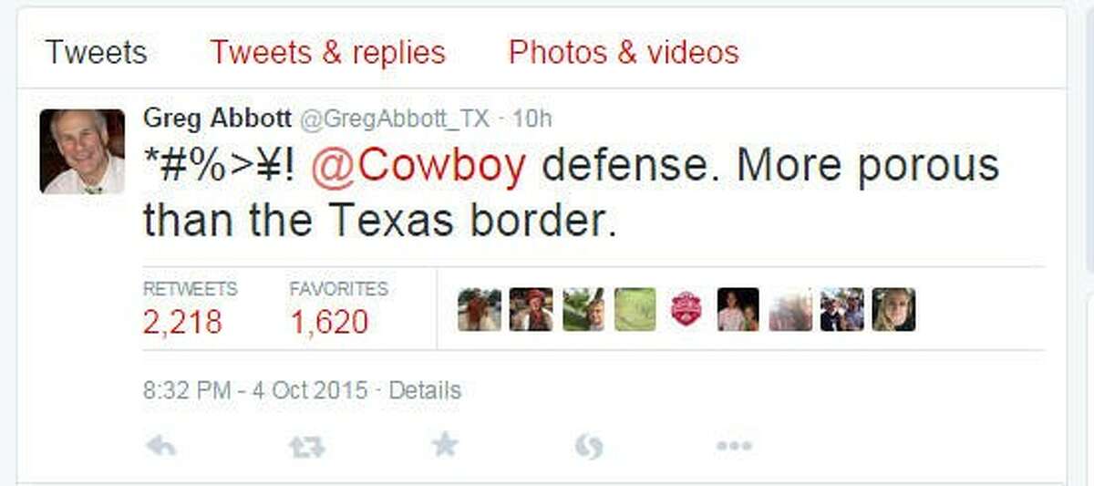 Texas Gov. Greg Abbott tweets insult about Dallas Cowboys kicker during  Sunday's game, Sports & Recreation, San Antonio