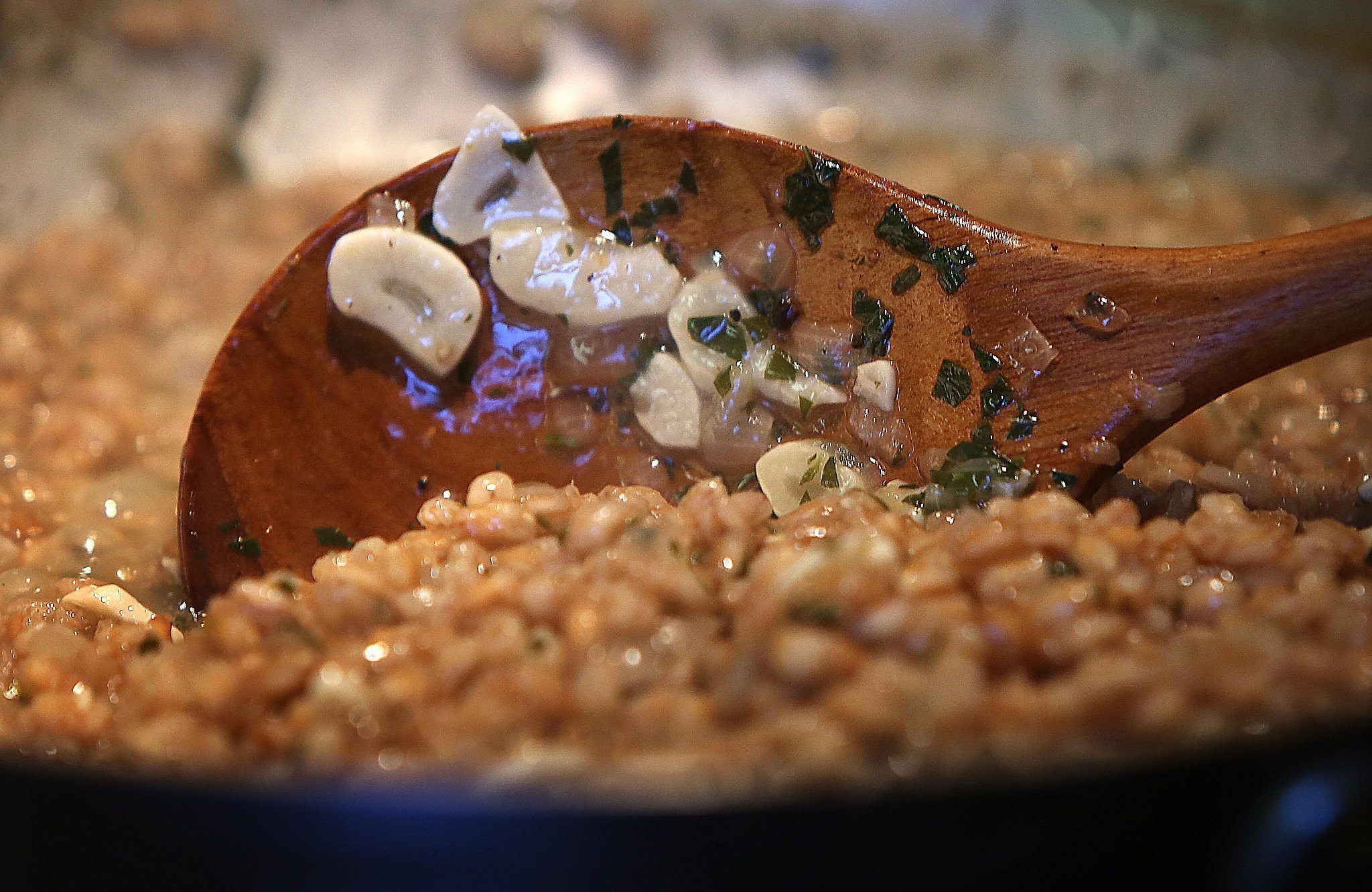 Sharon Ardiana's creamy autumn farrotto