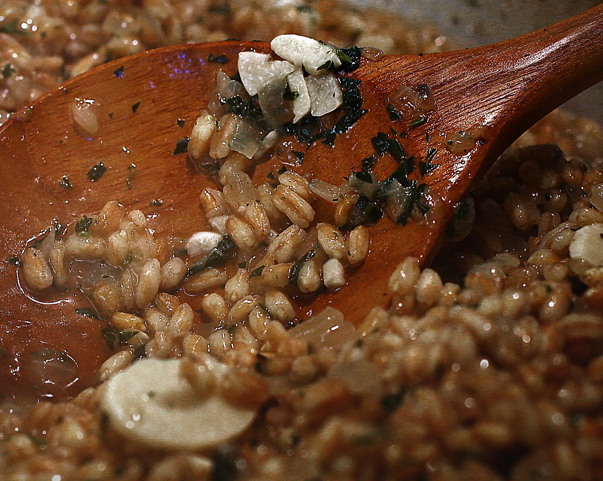 Sharon Ardiana's creamy autumn farrotto