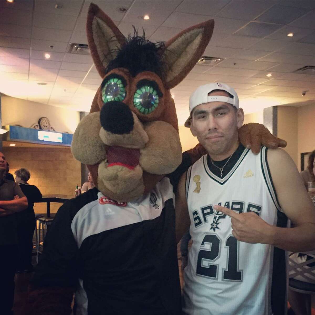 Estrada, told mySA.com No. 2! made an appearance at the Rookie Tip-Off event held by the Spurs organization at the Palladium for new season ticket holders like himself.