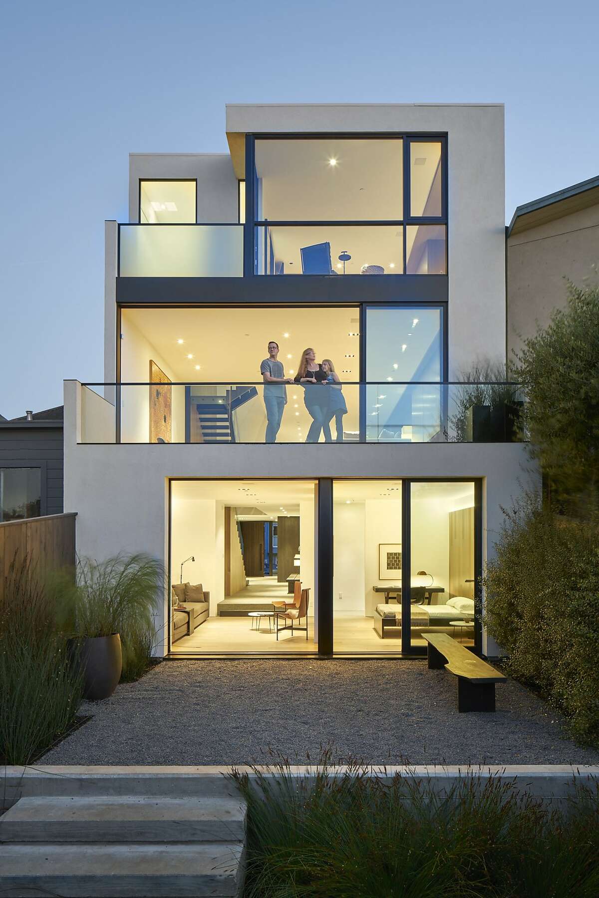 Noe Valley contemporary defined by sleek lines and striking vistas