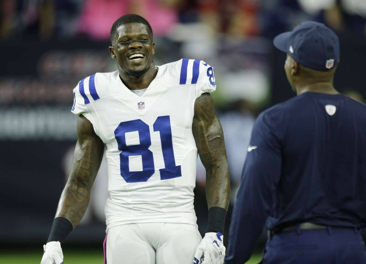Andre Johnson had little to smile about during his first season in Indianapolis, enduring arguably the worst season of his distinguished career. Click through the gallery to see photos of Johnson through the years.