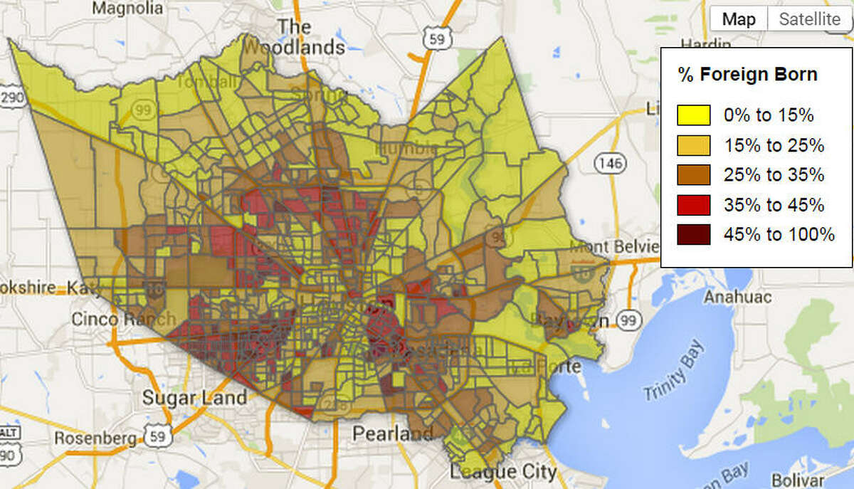 what is the black population of houston