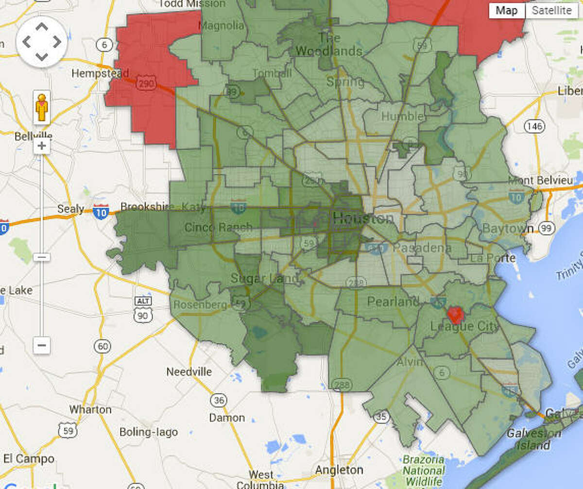 Maps that help explain what matters in Houston