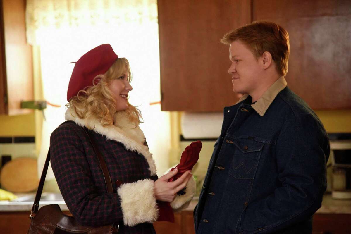 Kirsten Dunst and Jesse Plemons play spouses in deep trouble in 'Fargo's' second season on FX. October, 2015 FARGO -- Pictured: (l-r) Kirsten Dunst as Peggy Blumquist, Jesse Plemons as Ed Blumquist. CR: Chris Large/FX