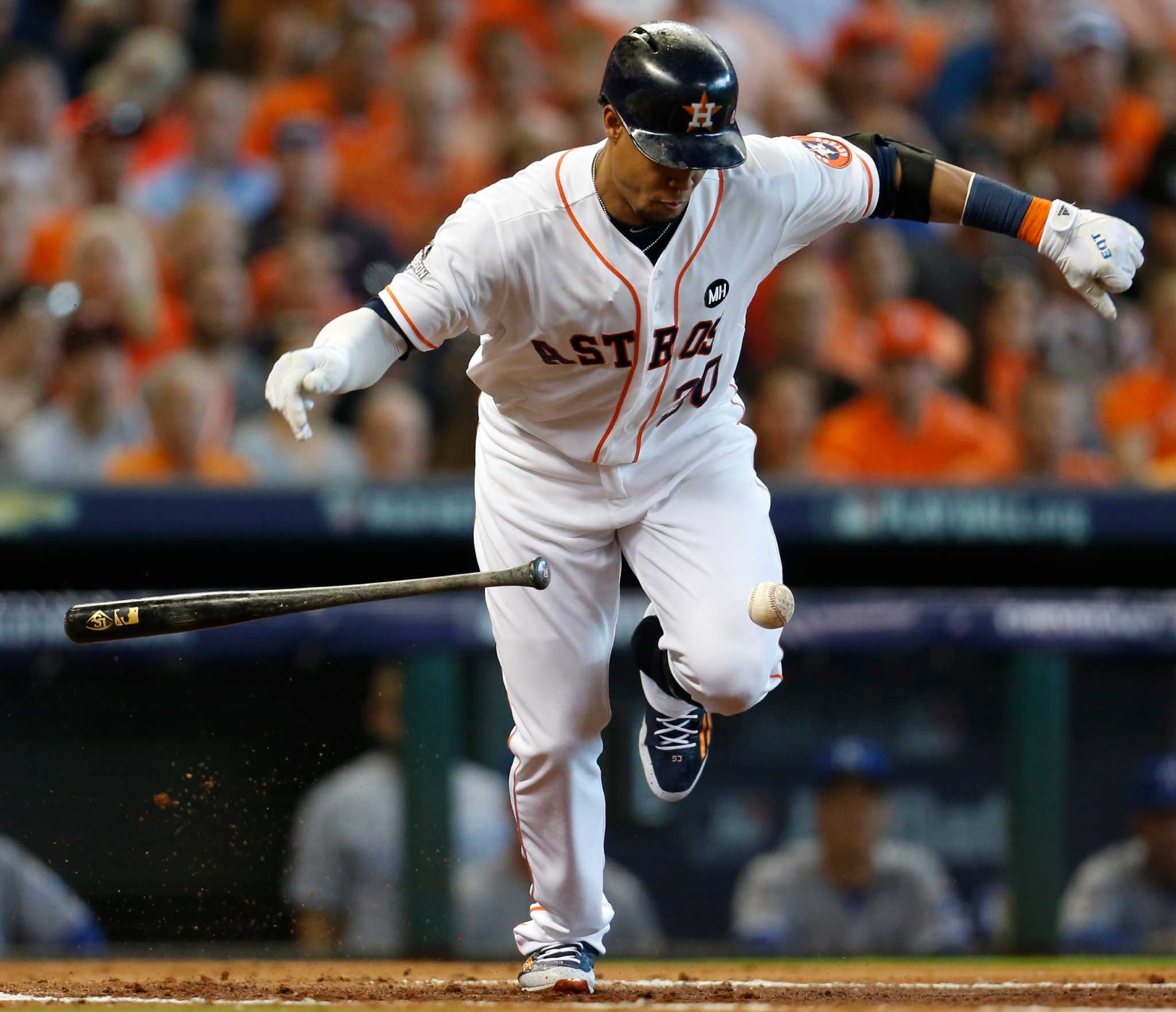 Astros report: Carlos Gomez day-to-day after taking pitch on hand