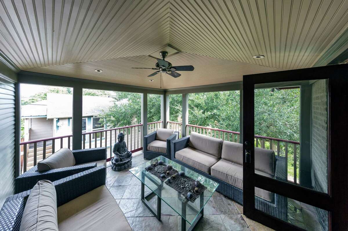 Don't forget a fan Your peaceful outdoor living space will be much more peaceful in the summer time with a fan to help keep you cool and shoo away the mosquitoes. 