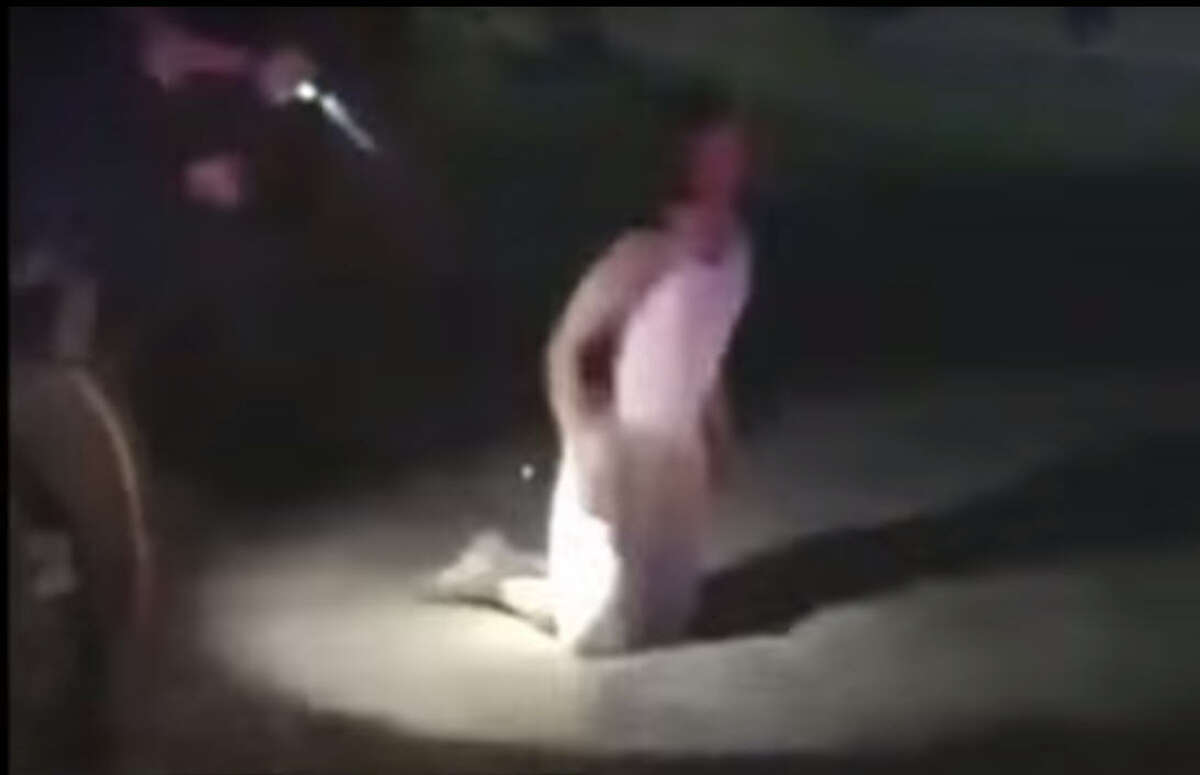 Witness video showed the moment Prairie View city councilman was tased in the back while kneeling after he refused officers' repeated commands.