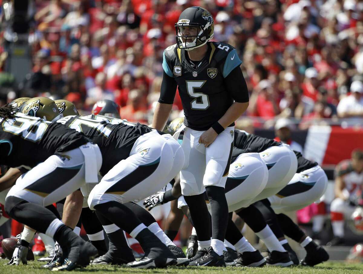Quarterback Blake Bortles is nursing a sore throwing shoulder but should be ready for Sunday's game against the Texans, according to Jags coach Gus Bradley.