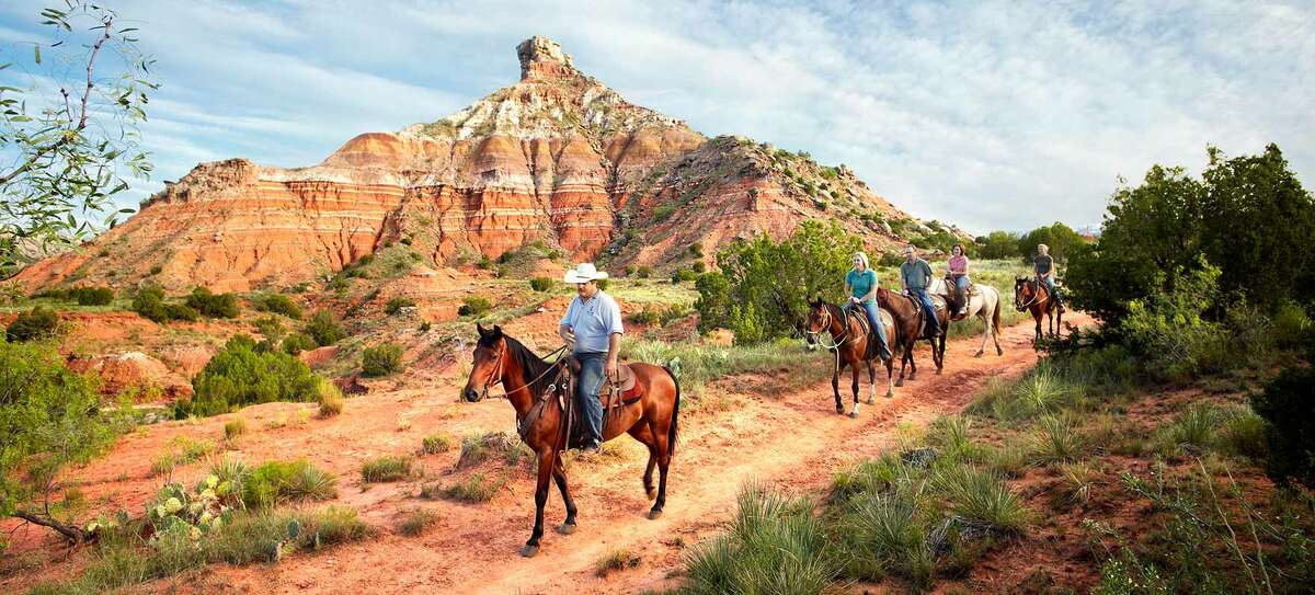 Palo Duro Canyon State Park in the Panhandle: Ride on horseback and see the views in north Texas.