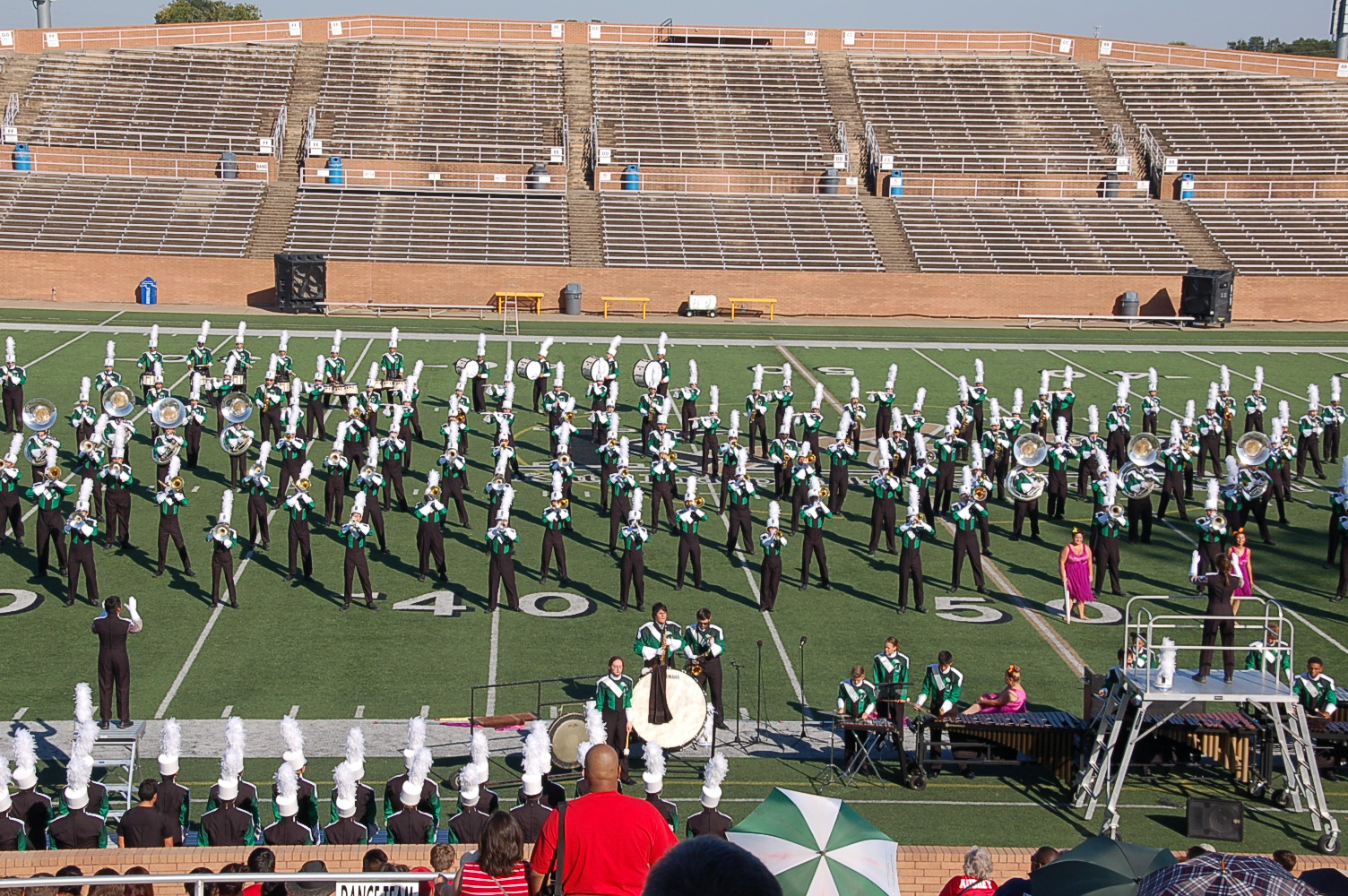 High school marching bands to compete